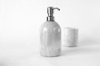 Vaso para cepillos blanco