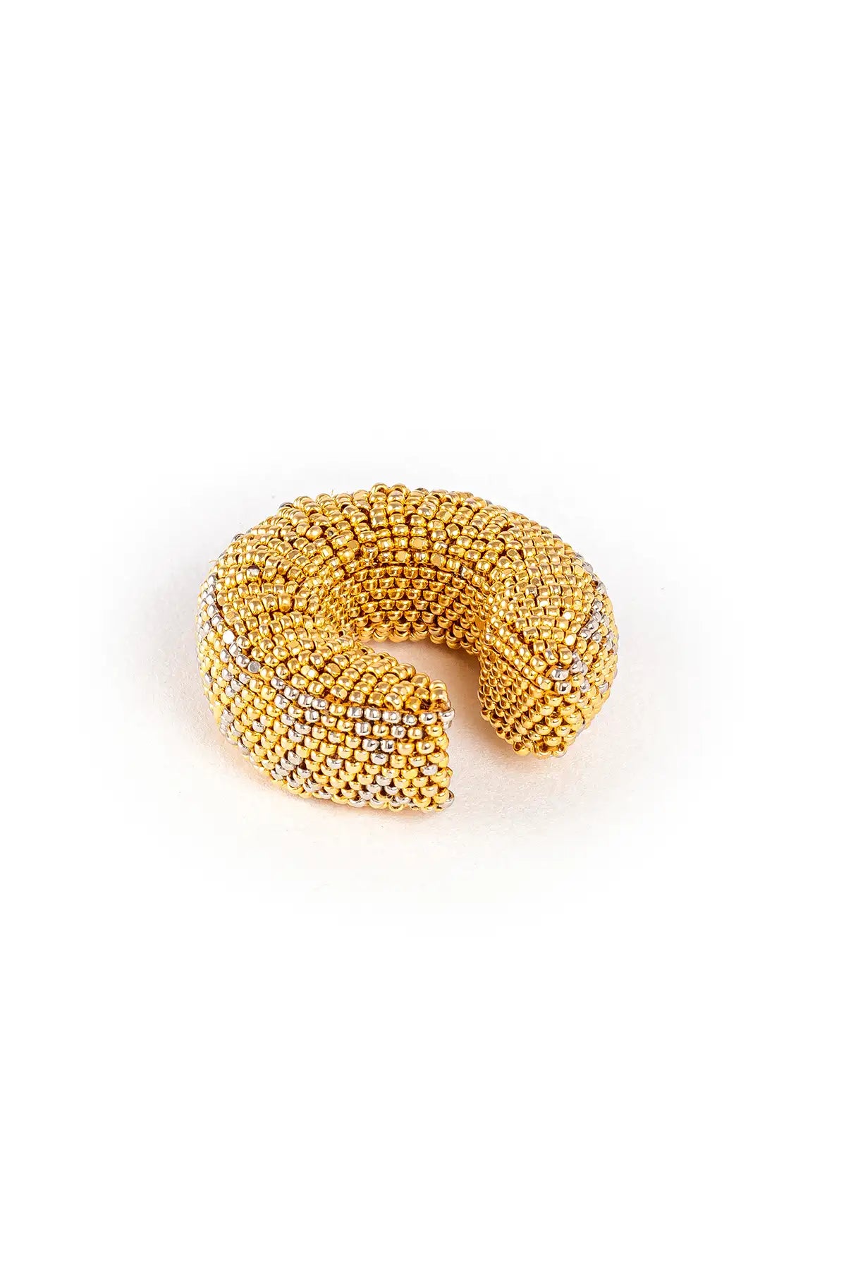 EARCUFF GRANDE SENCILLO ORO PLATINO