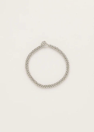 BRAZALETE HUTA SERPIENTE PLATINO