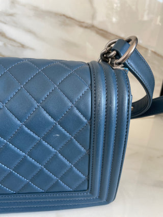 Le Boy Medium Blue Bag