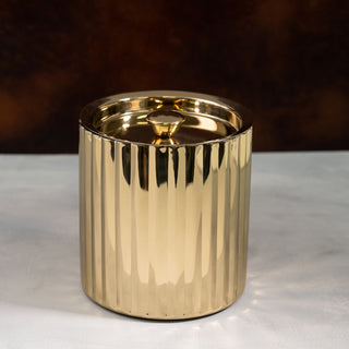 Gold Fluted Ice Bucket