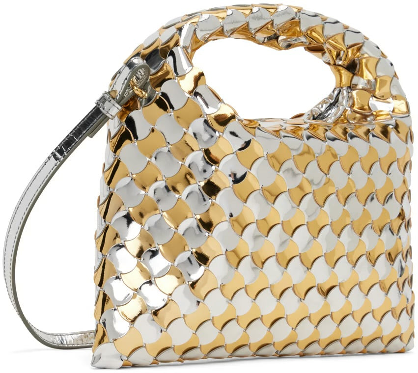 Mini Silver/Gold Hop Bag
