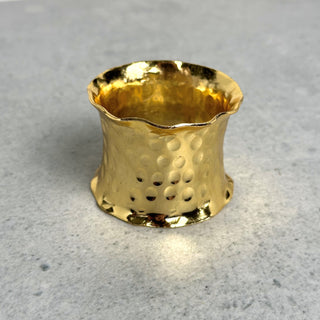 Gold Aluminum napking ring