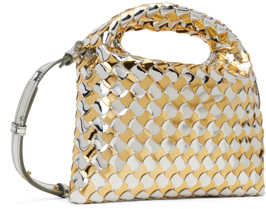 Mini Silver/Gold Hop Bag