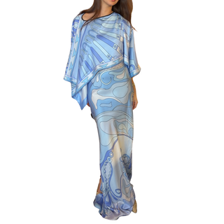 Pucci Poncho Azul