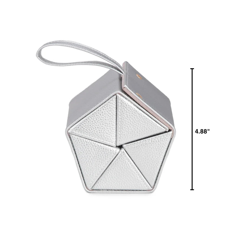 Leah 5 Eyewear & Jewelry Case (Silver)