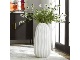Merritt White Floor Vase