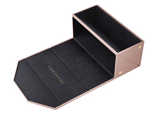 Rose gold 2 piece fold up case