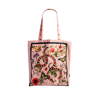 Pink Serpent Tote Bag