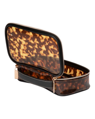 Miami Clearly Tortoise Claire Medium Makeup Case