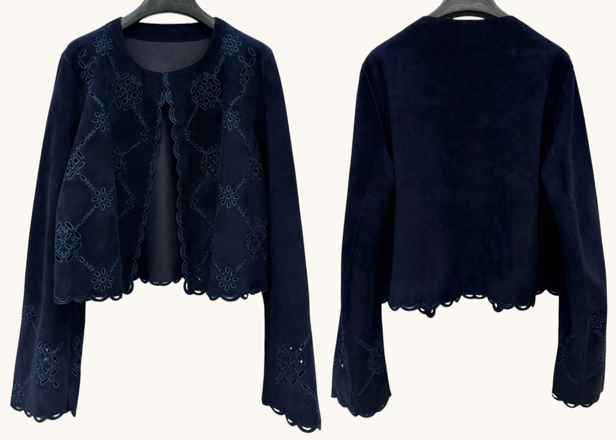 Chamarra de Piel Ermanno Scervino-L