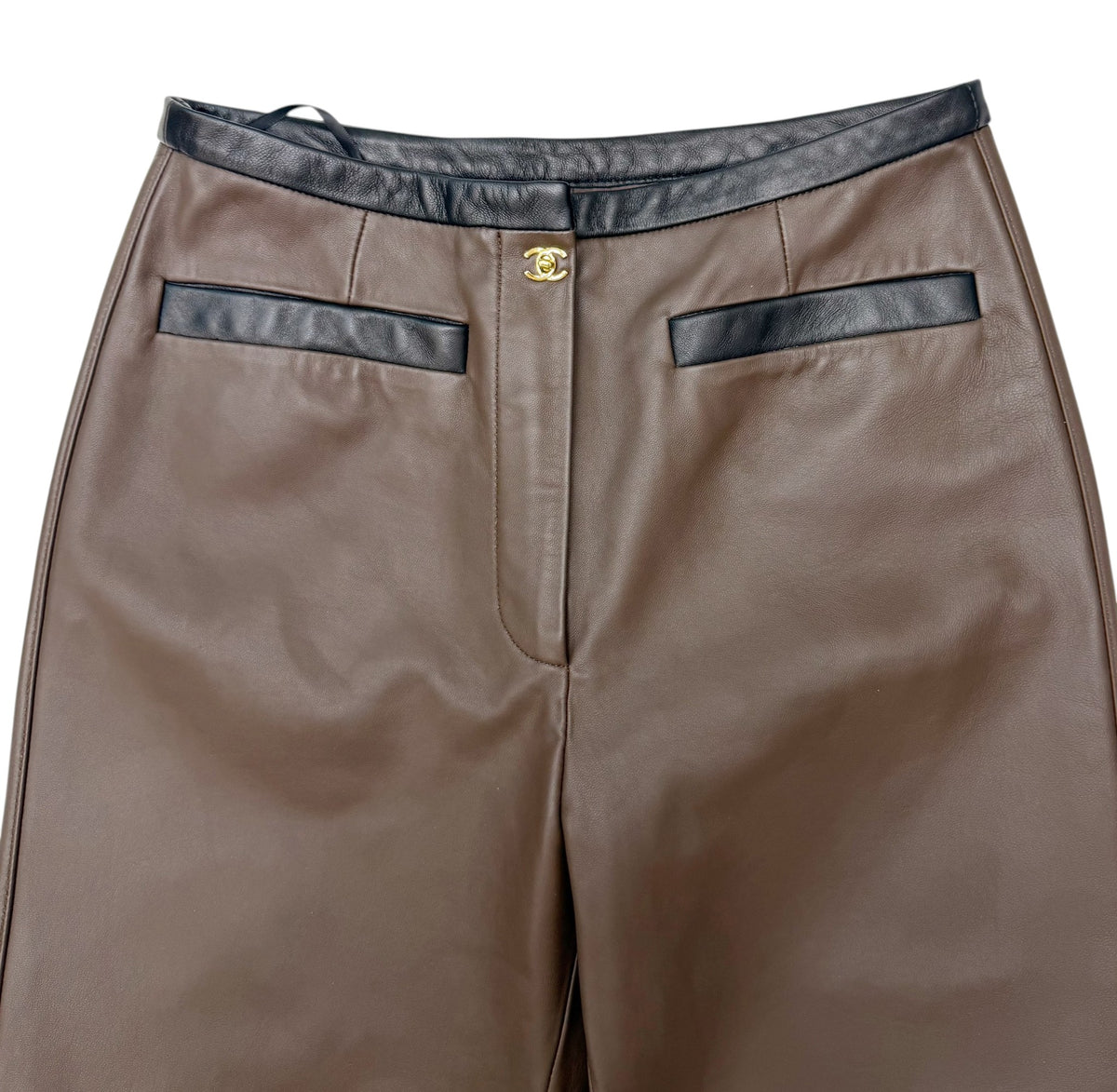 Pantalon de Piel Chanel-M