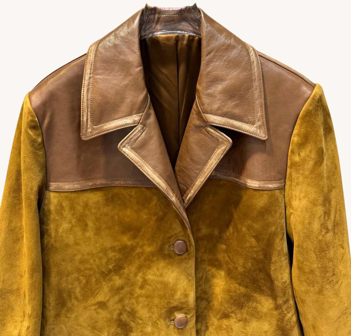 Saco Cazadora de Piel Miu Miu-S