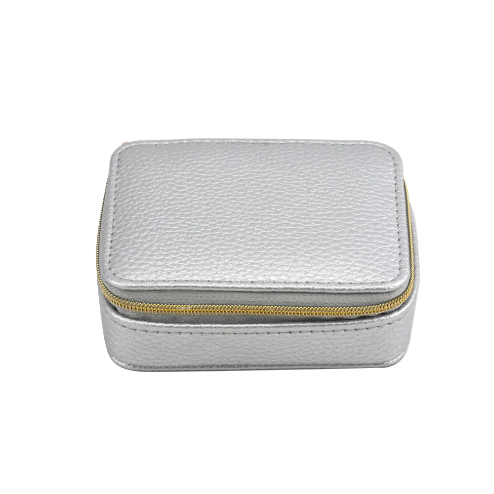 Leah Travel Pill Box (Silver)