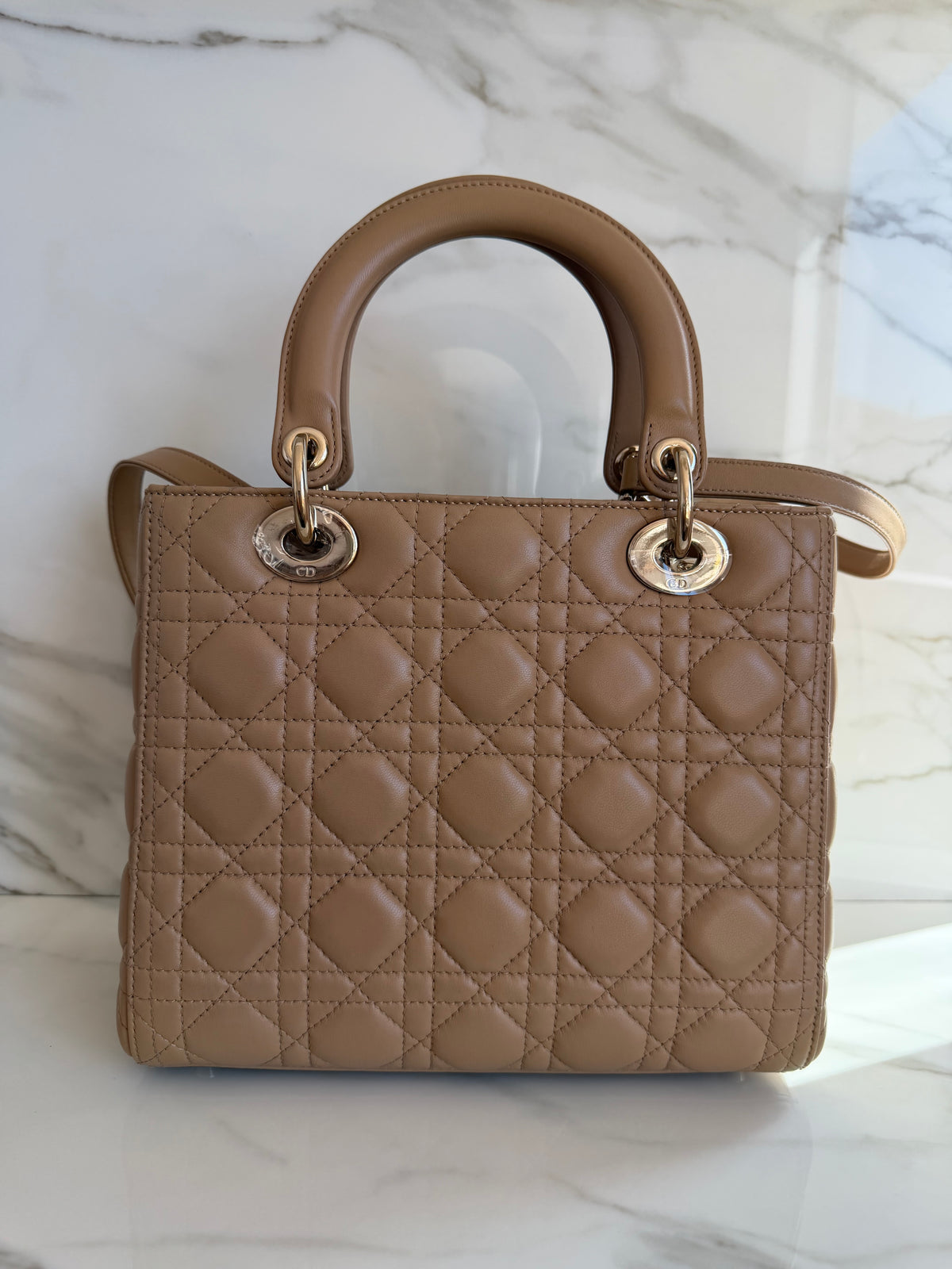 LADY MEDIUM IN DARK BEIGE