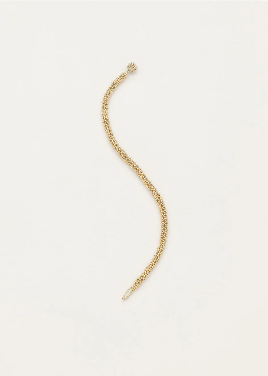 BRAZALETE HUTA SERPIENTE ORO PLATINO