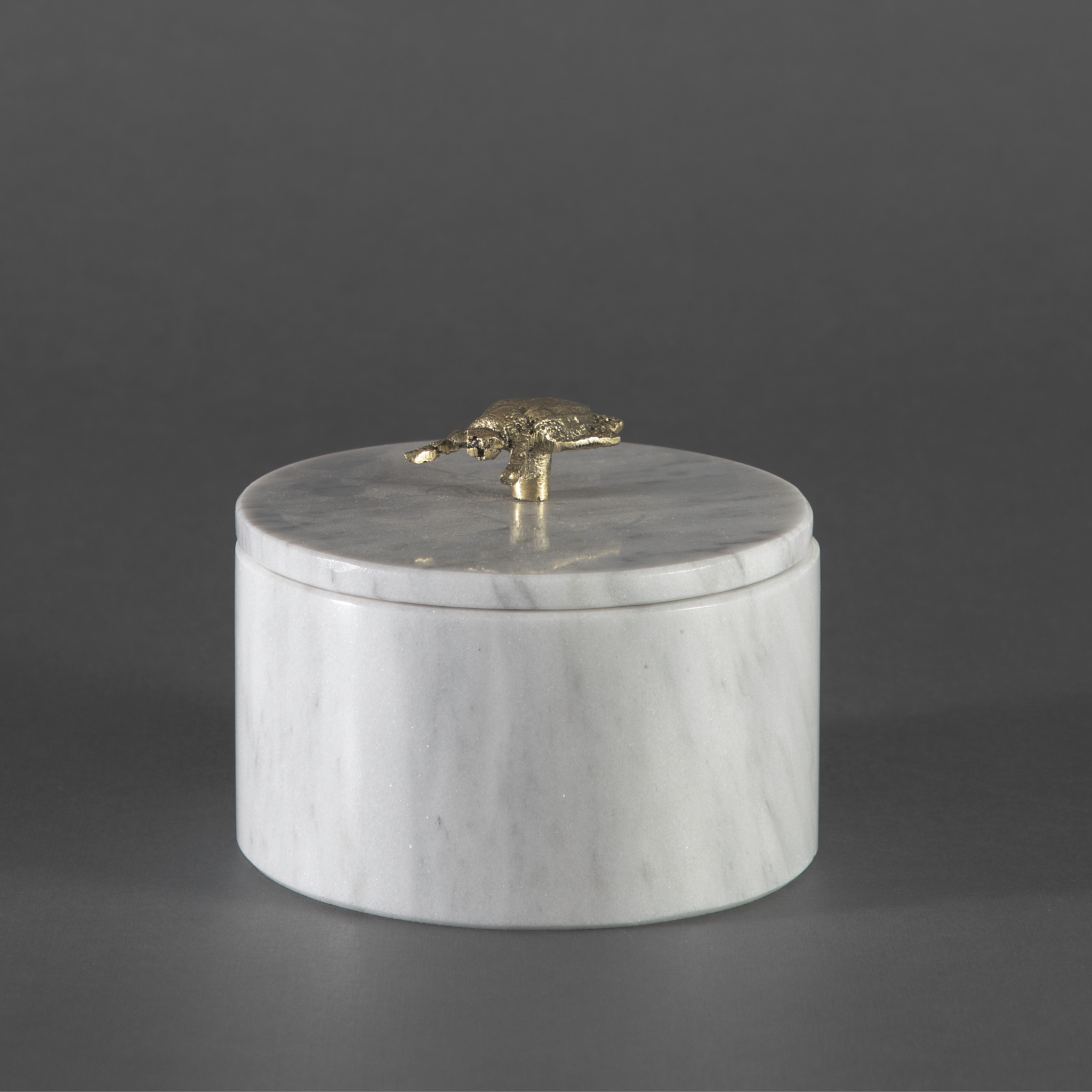 Caja escarabajo 12cm blanca