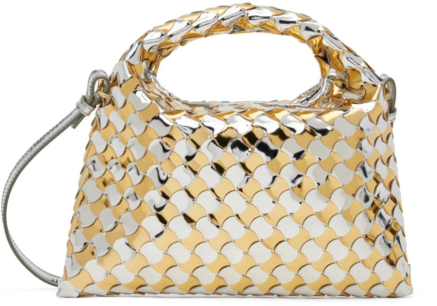 Mini Silver/Gold Hop Bag