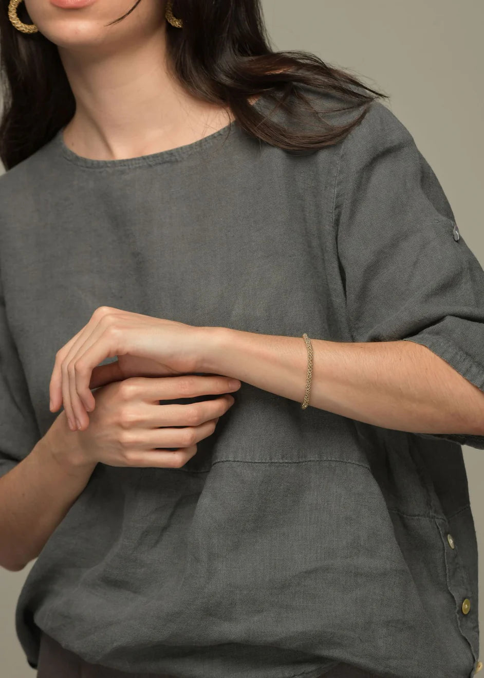 BRAZALETE HUTA SERPIENTE ORO PLATINO