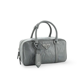 SMALL ANTIQUE NAPPA TOP HANDLE BAG