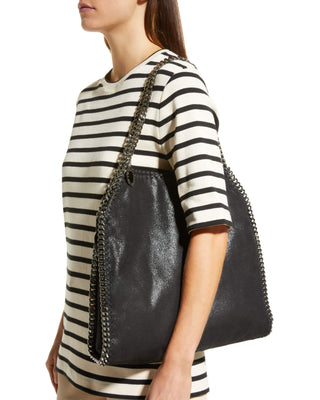 Falabella shoulder black bag