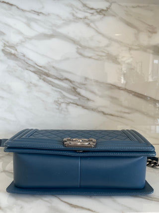 Le Boy Medium Blue Bag