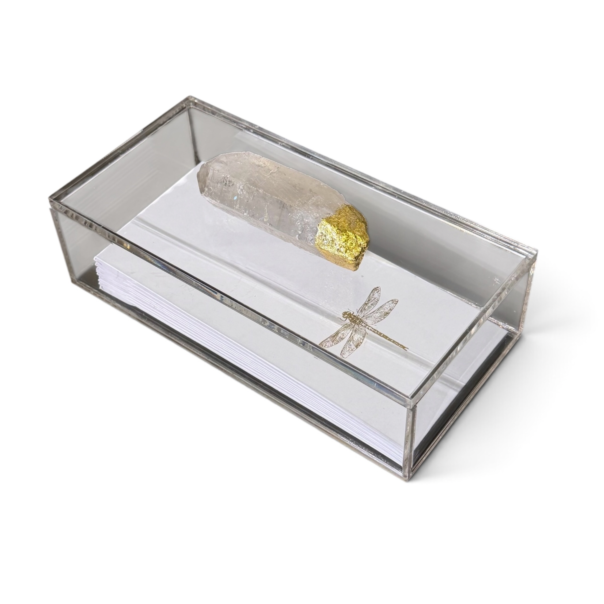 Caja Sobres Transparente Con Cuarzo