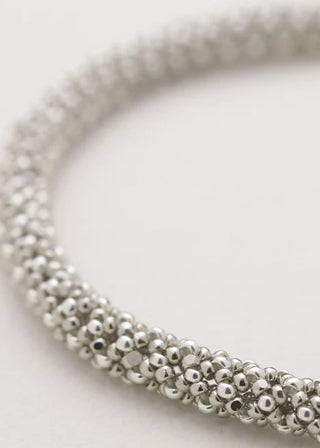 BRAZALETE HUTA SERPIENTE PLATINO