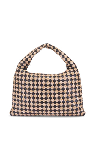 HOP SMALL BAG IN RAFFIA/FONDANT