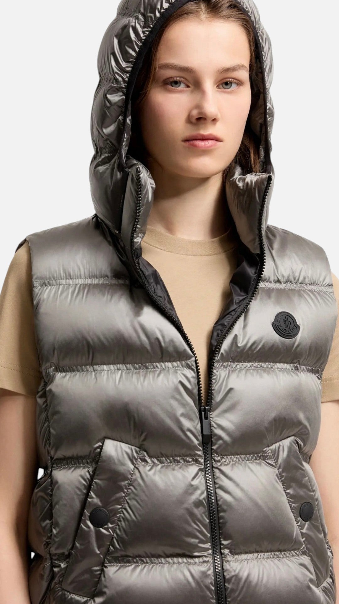 Chaleco Hoodie Ligero Moncler-S