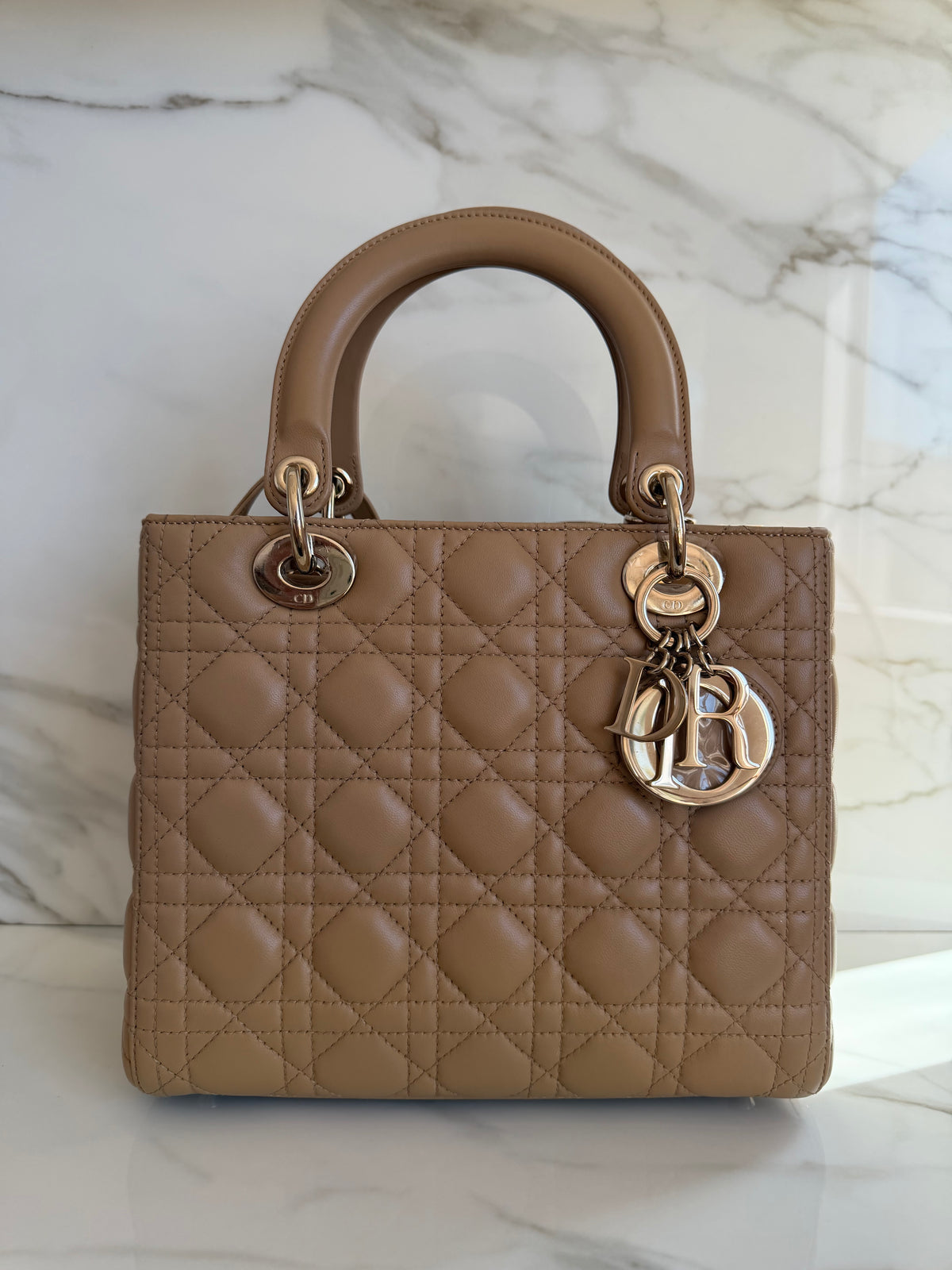 LADY MEDIUM IN DARK BEIGE