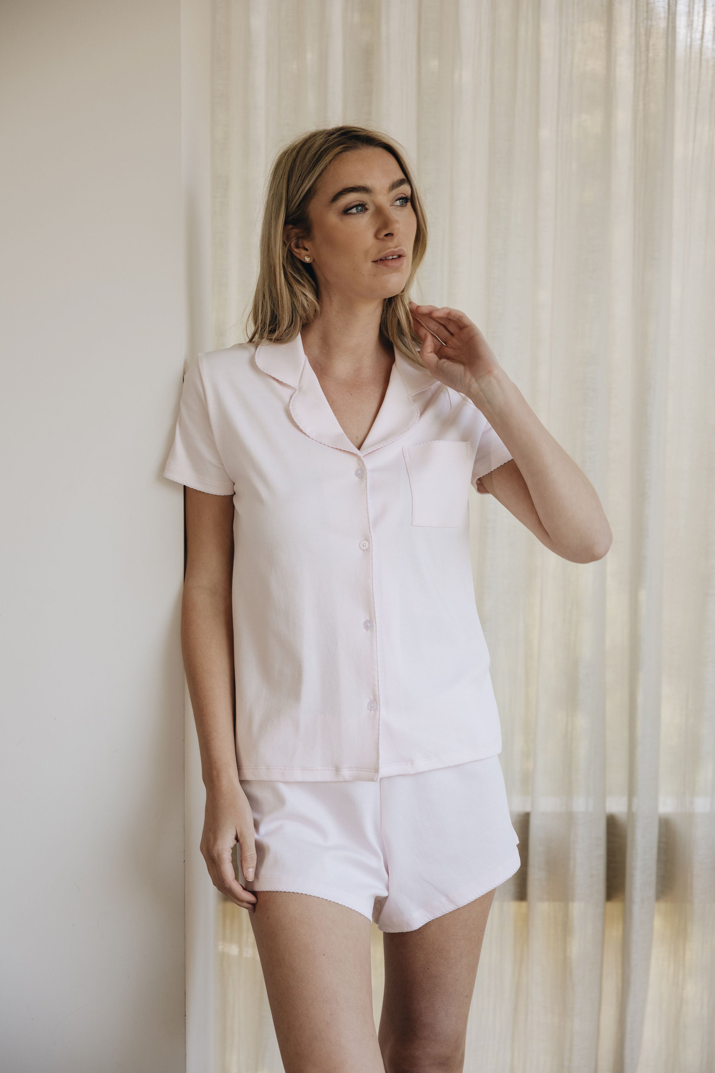 Basic shorts light pink
