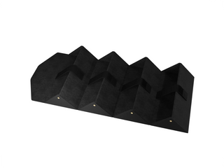 Black 4 piece fold up case