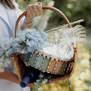 Base Mini Multicolor Plata - 25cm