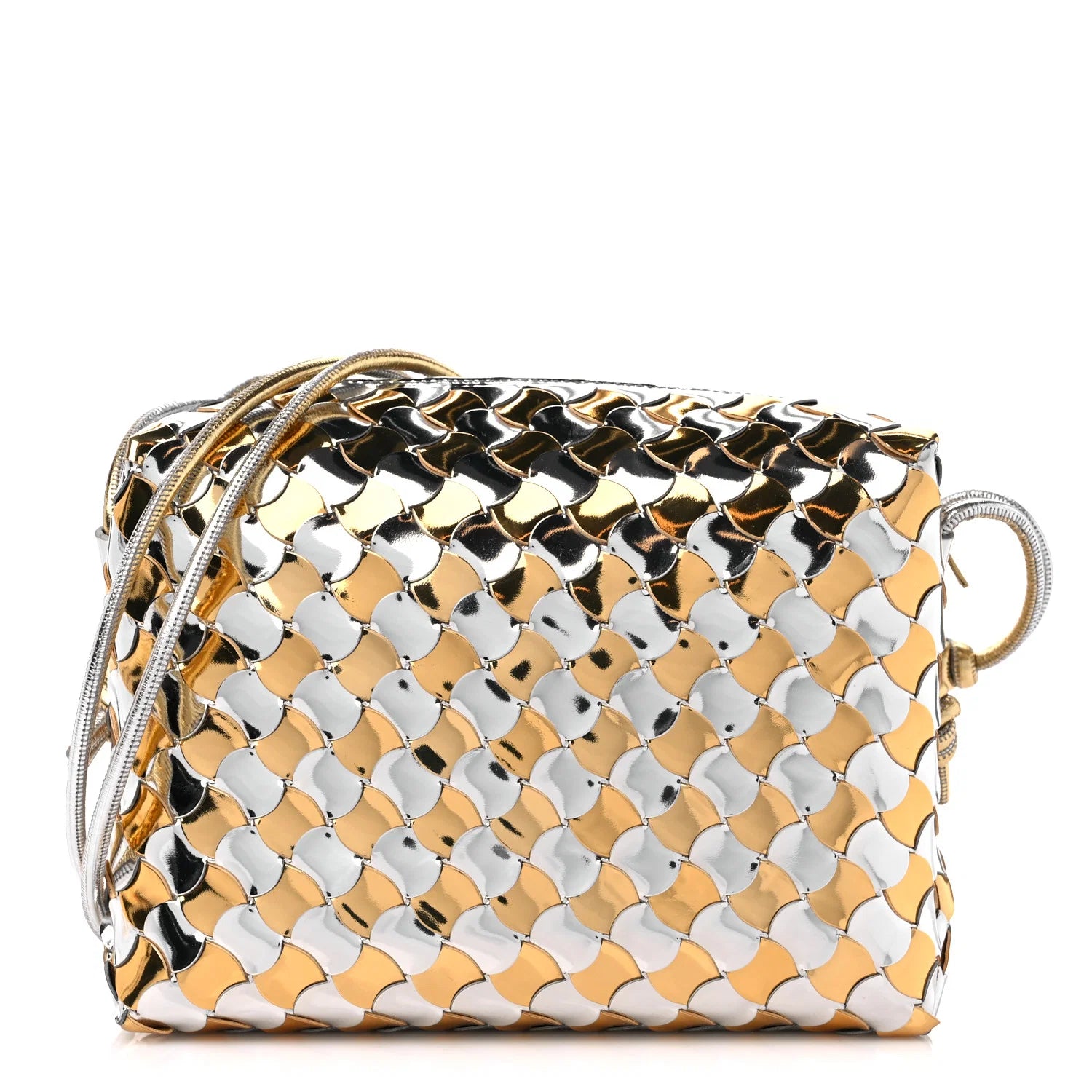 Small Silver/Gold Camera Loop Bag