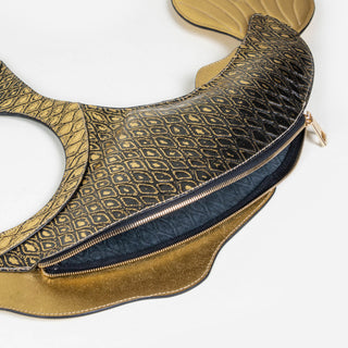 CROSSBODY PESCADO - ORO AMARILLO ESCAMAS