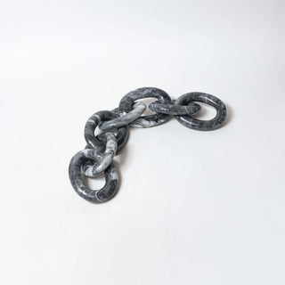 Cadena de Mármol Negro - 7 Eslabones