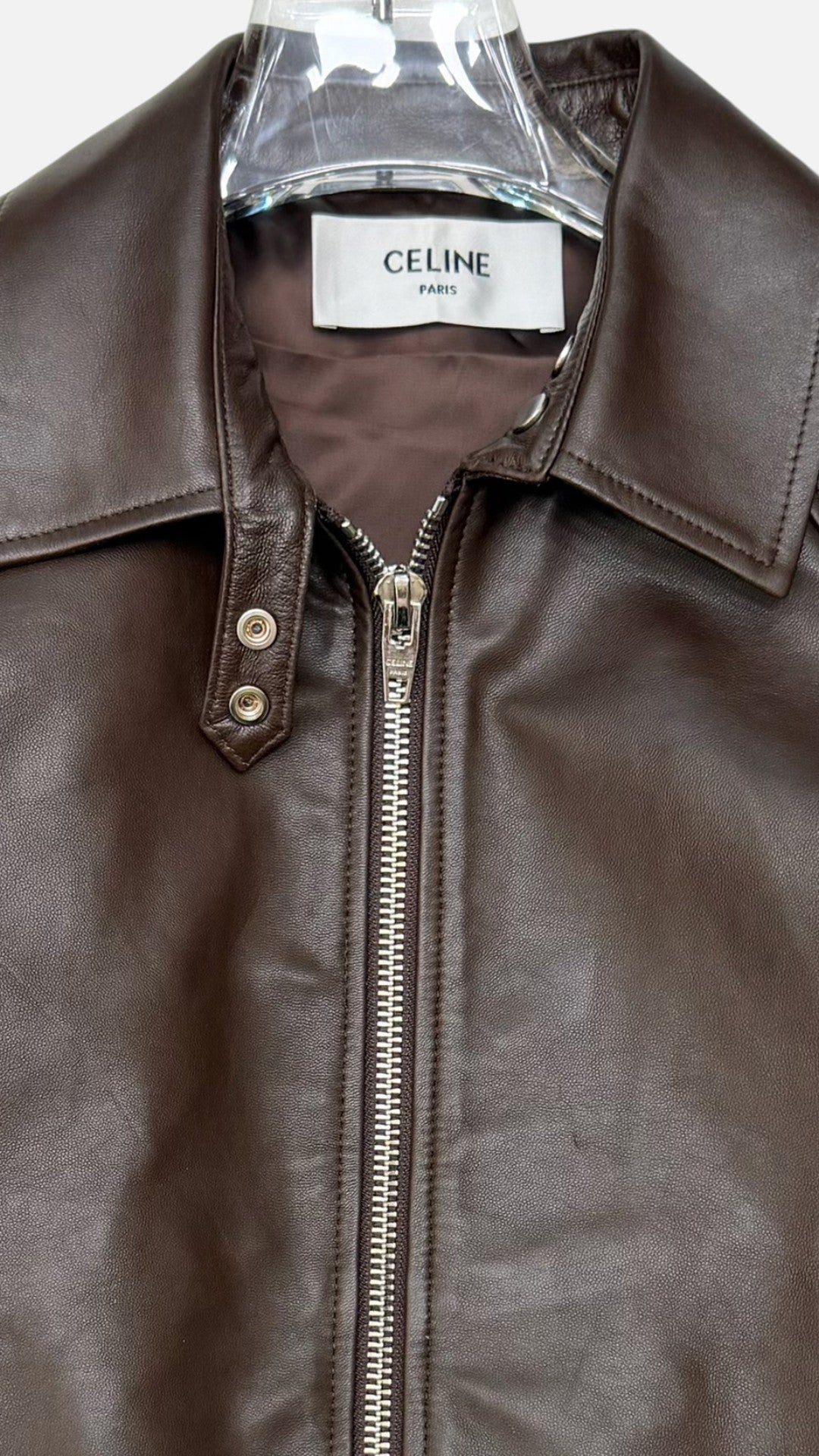 Chamarra de Piel Celine-S