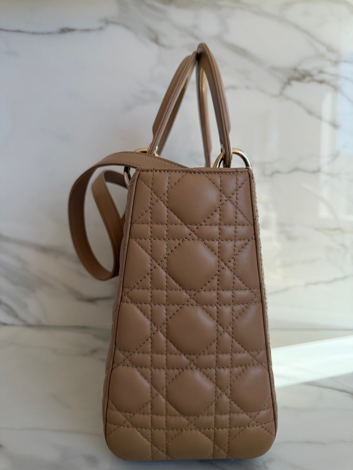LADY MEDIUM IN DARK BEIGE