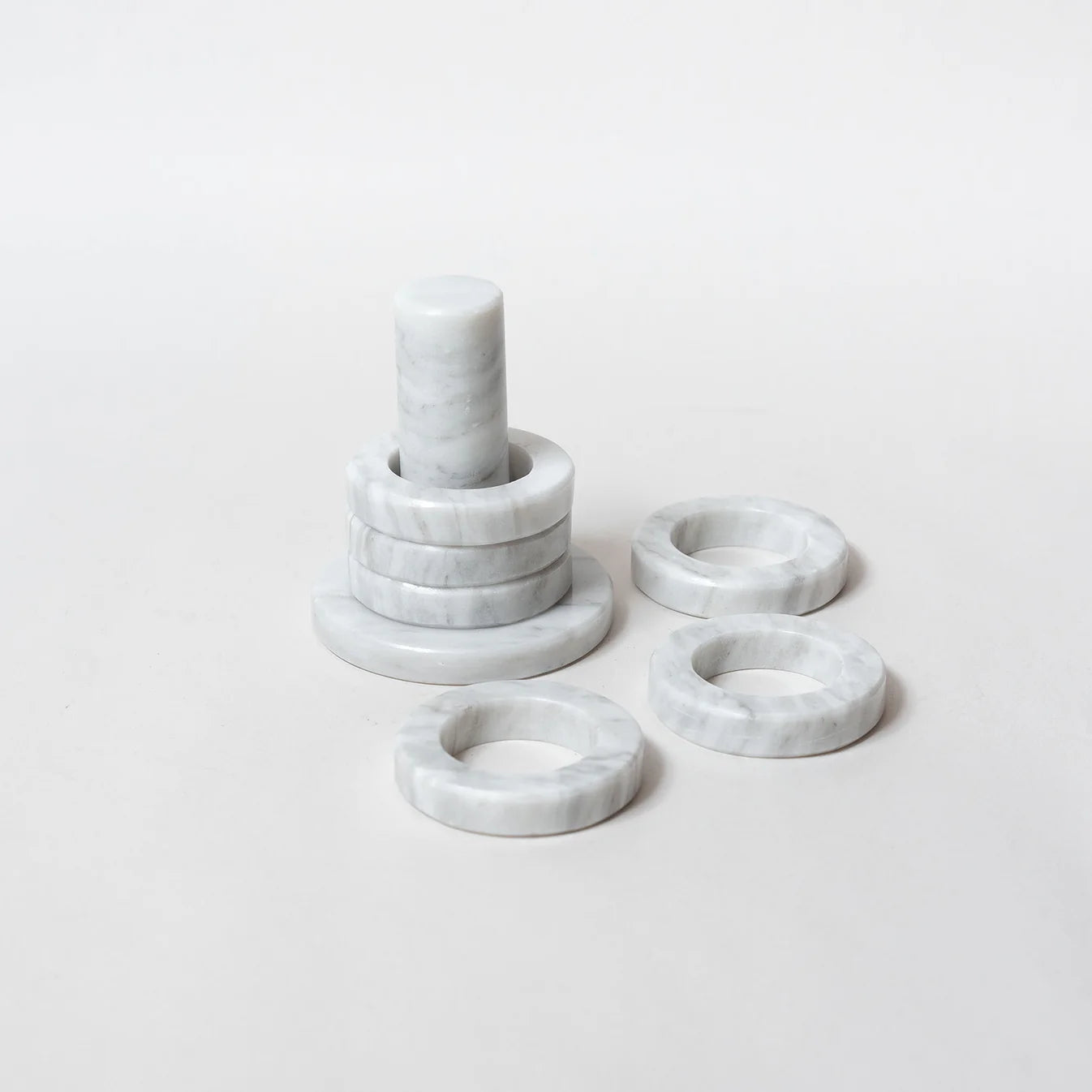 Aros Servilleteros Blanco