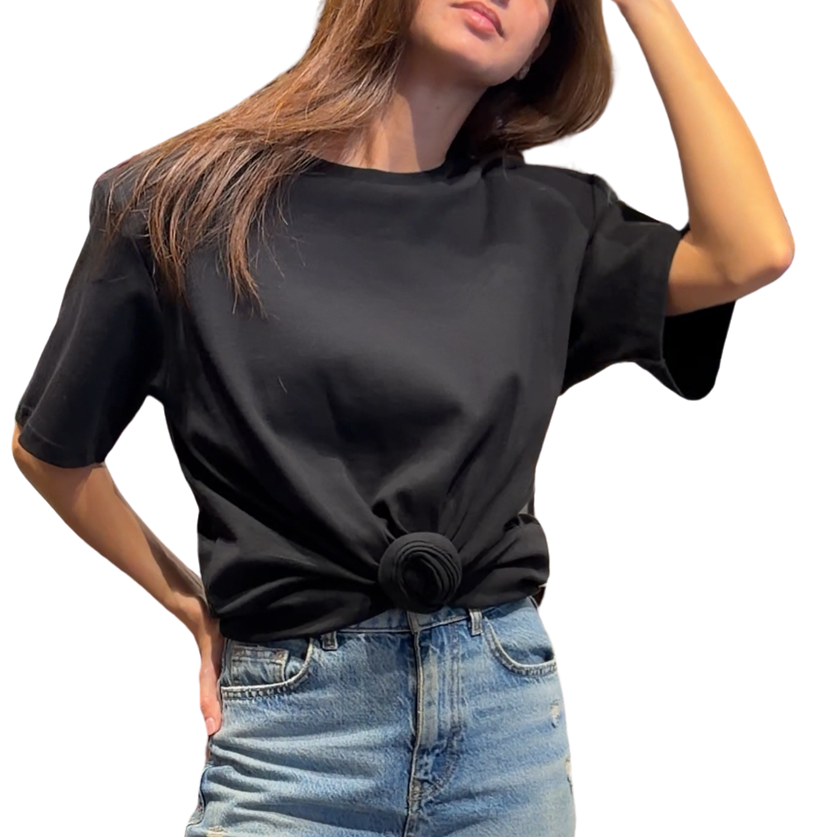 Blusa Nudo Negra