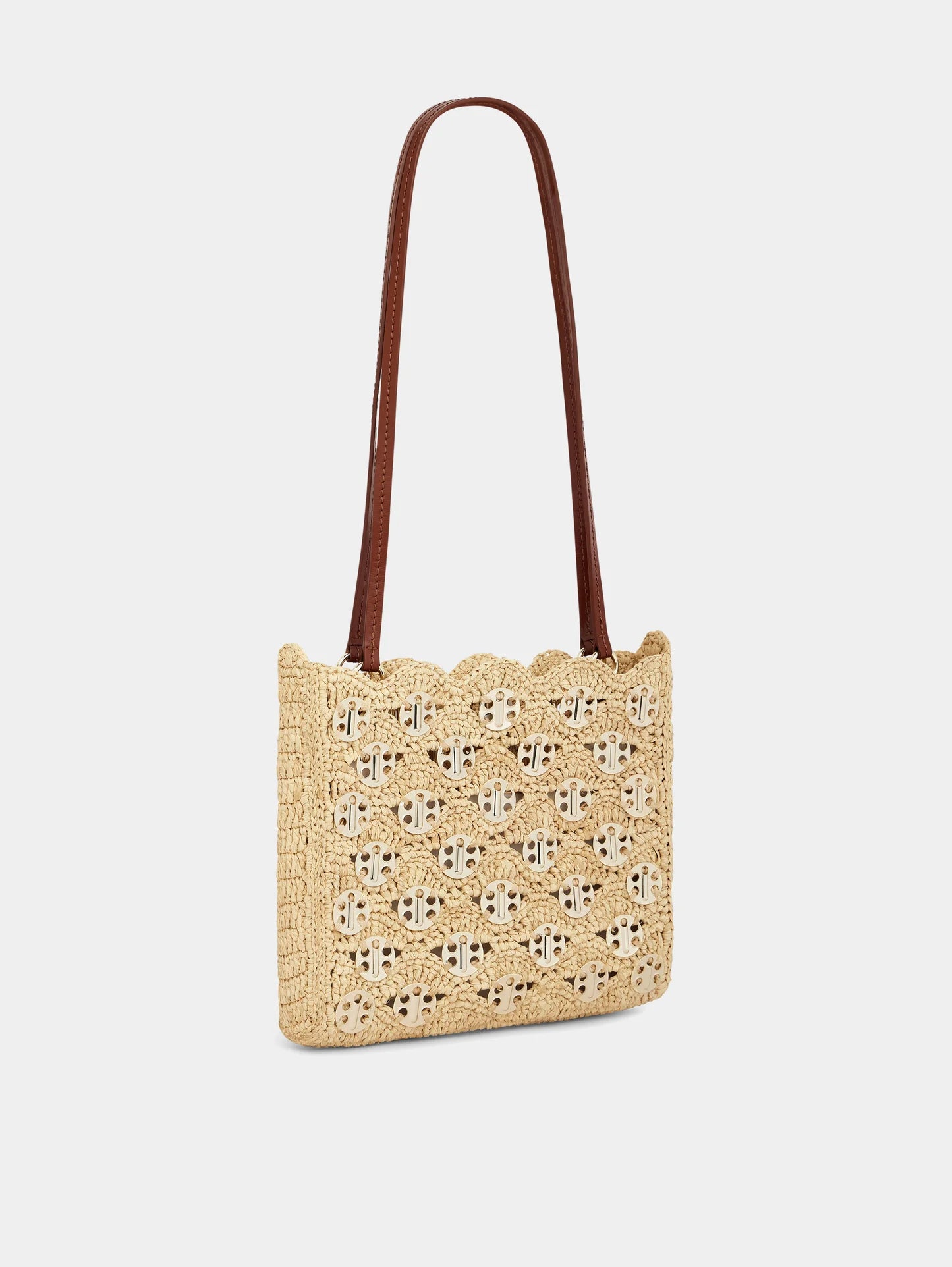 1969 ICONIC RAFFIA SHOULDER BAG