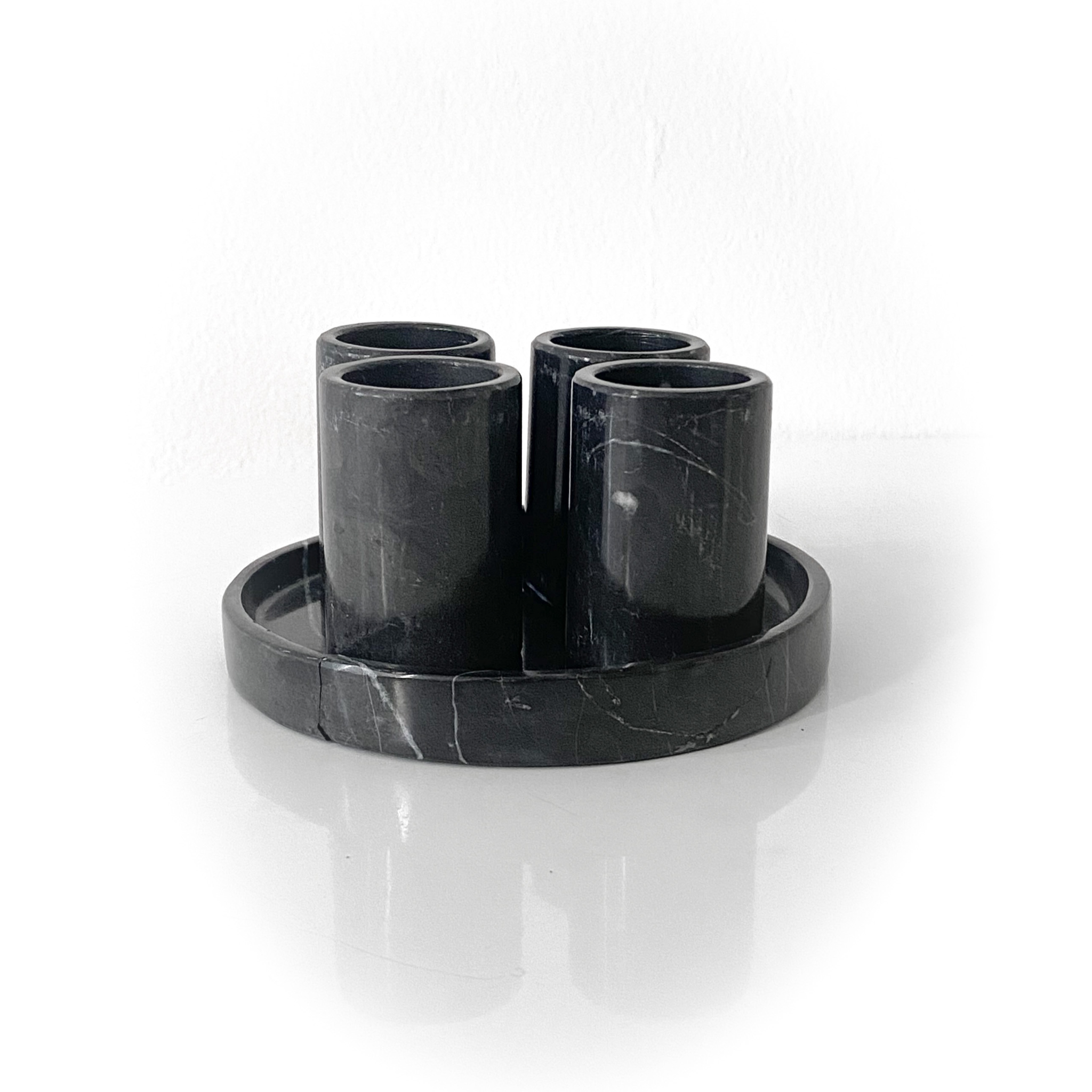 Set 4 tequileros negro