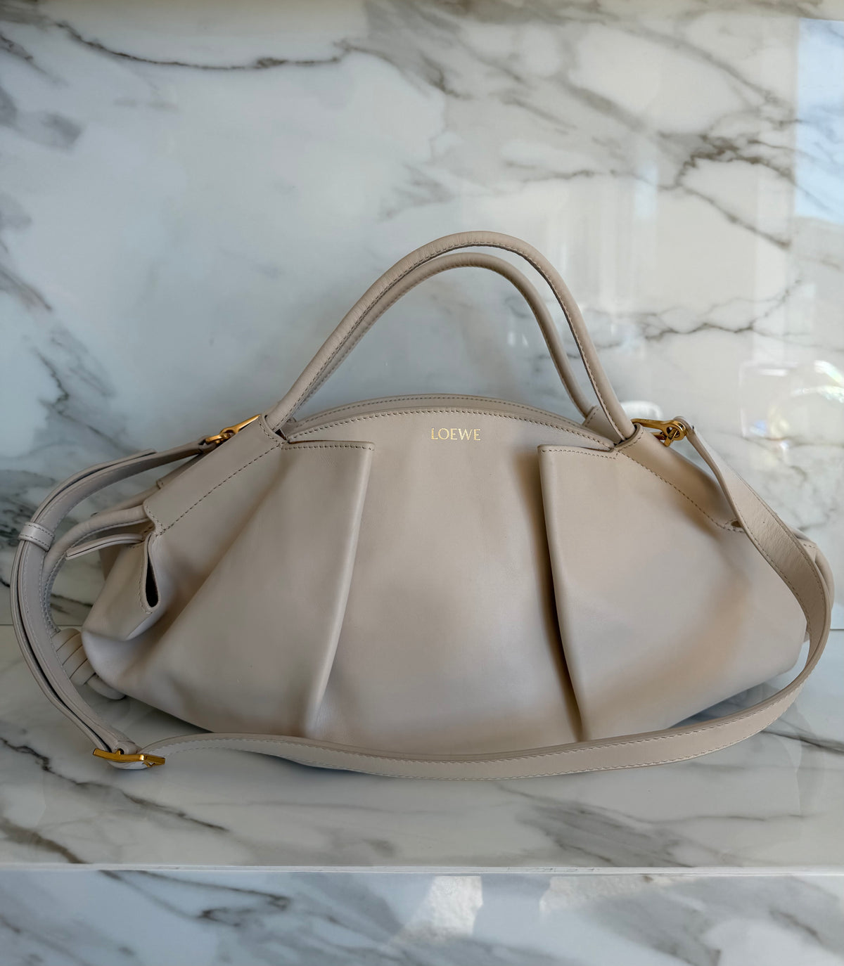 PASEO CREAM LARGE BAG