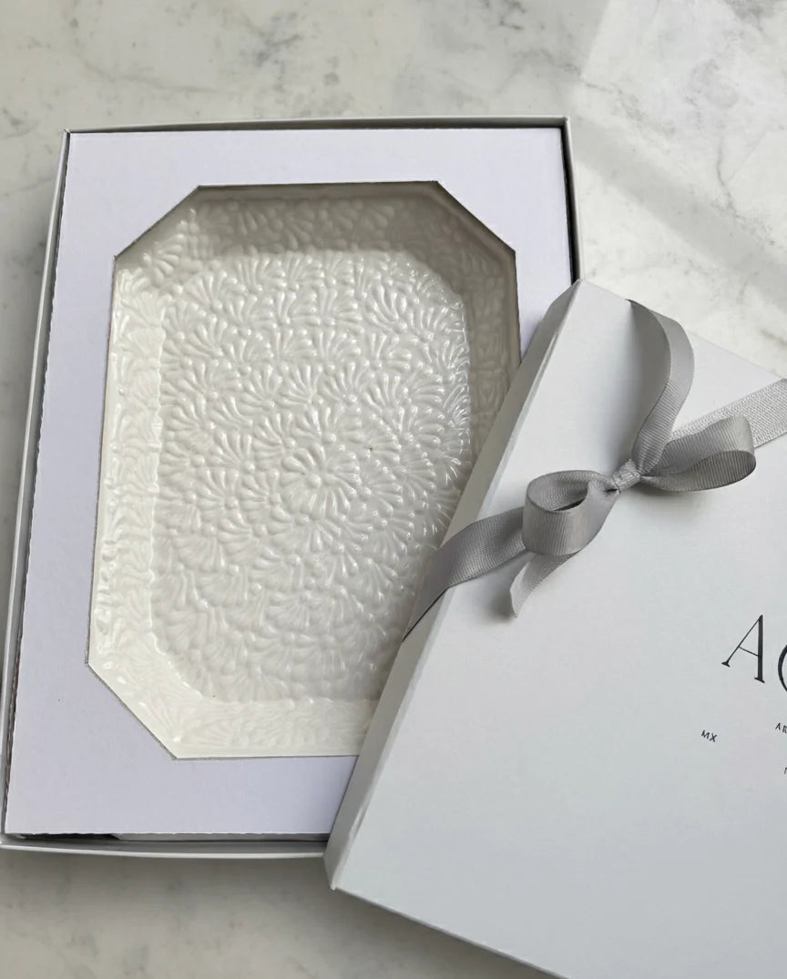 Charolas Octagonales - Blanco