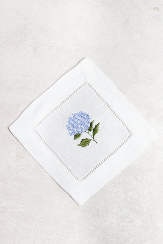 Coctelera de Lino con Hortensia