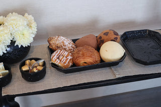 Charolas Octagonales - Negro