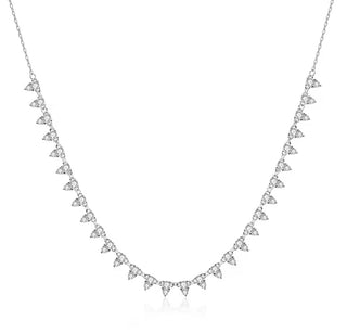 COLLAR LLUVIA PLATEADO