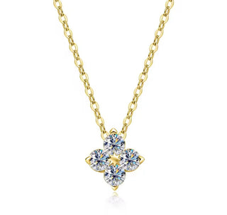 COLLAR DIJE FLOR DORADO