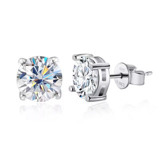 STUDS 3CT PLATEADO